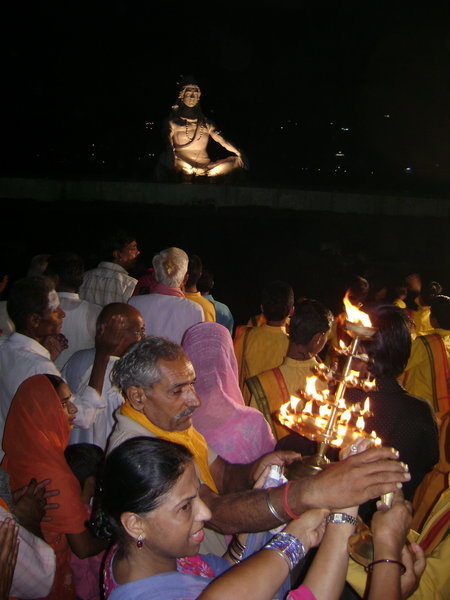 Shiva During Aarti