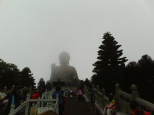 Big Budda in the mist