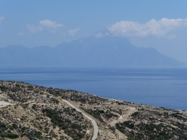 Mt. Athos in the background
