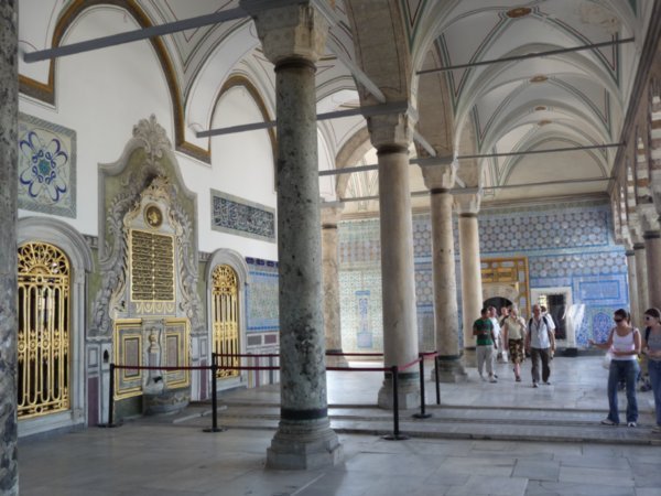 One of the many buildings in the Topkapi Palace