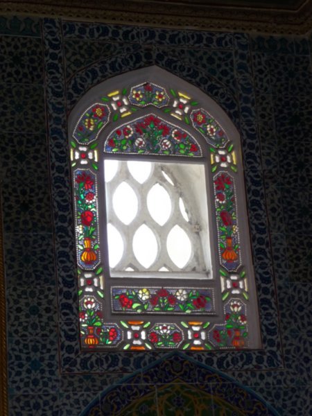 A window in the Harem