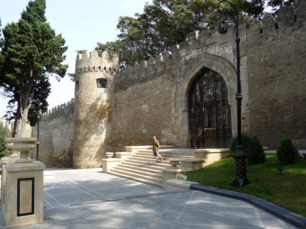 Old city wall of Baku