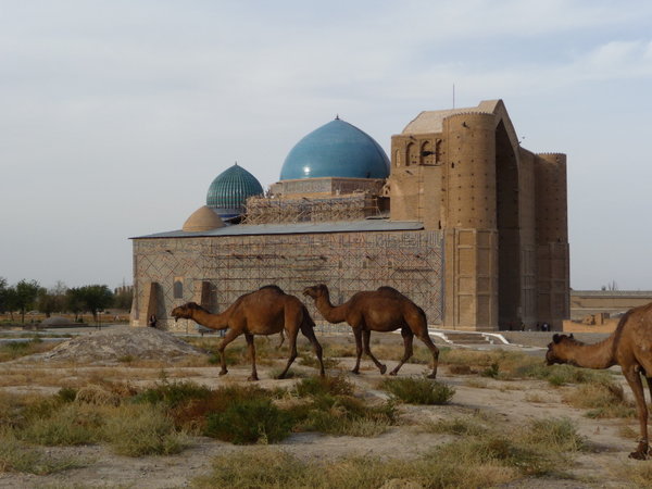 The Yasaui mausoleum in Turkestan