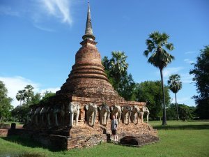 In the Sukhothai Historic Park