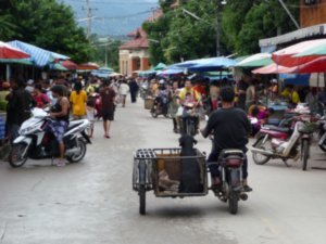 Market day in a village