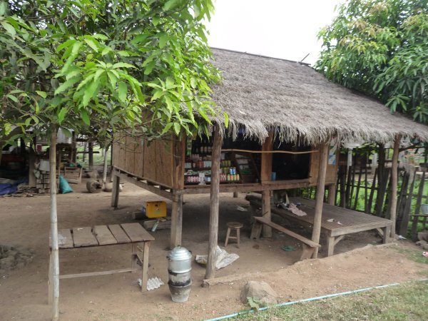 Shop in a typical Lao 'house'