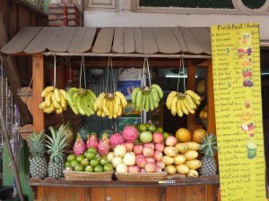 Delicious fruits in Vientiane