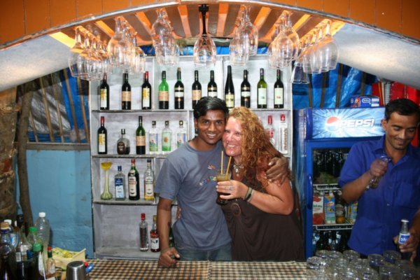 Suzannah and our favourate Barman