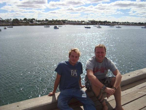 Me & Lloyd at Port Augusta