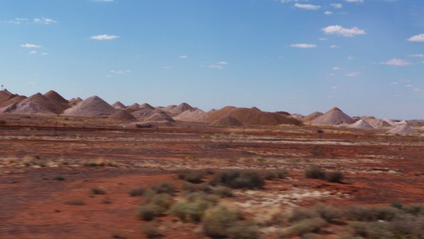 The view to Coober Pedy