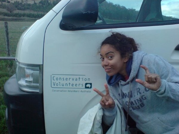 Gemma and our CVA Van