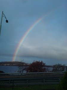 Rainbow over Hobart