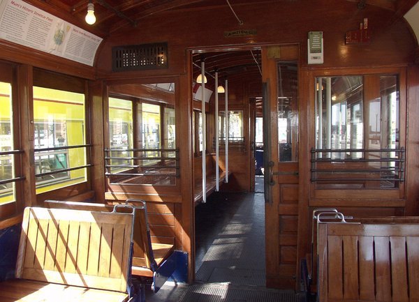 Inside Cable Car
