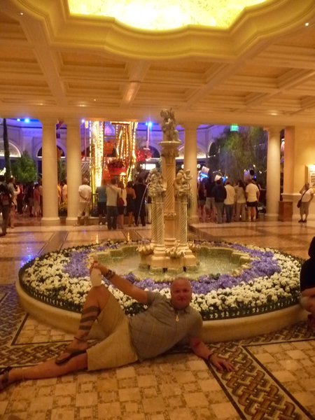 Me in the foyer of The Bellagio
