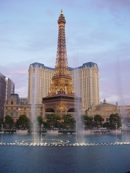 Paris Las Vegas from the Bellagio 