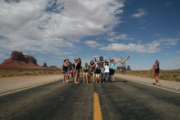 Group Picture at Monument Valley
