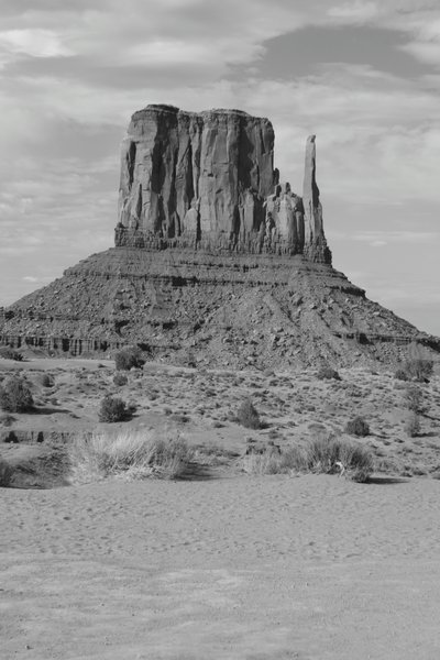 Monument Valley in Black & White