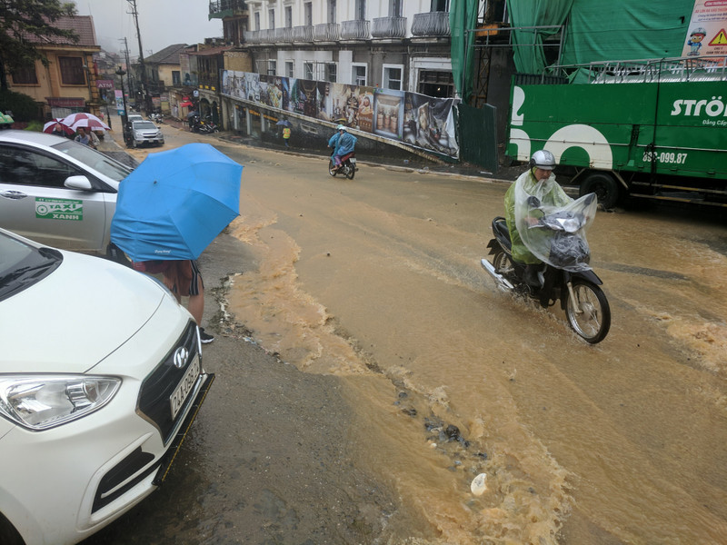 Sa Pa Town flooding