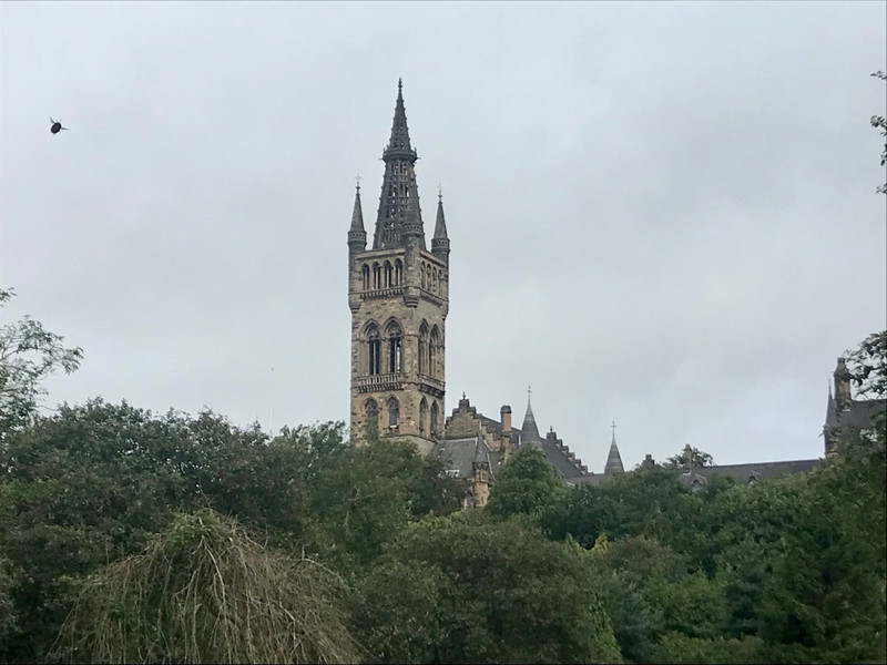 Glasgow University tower