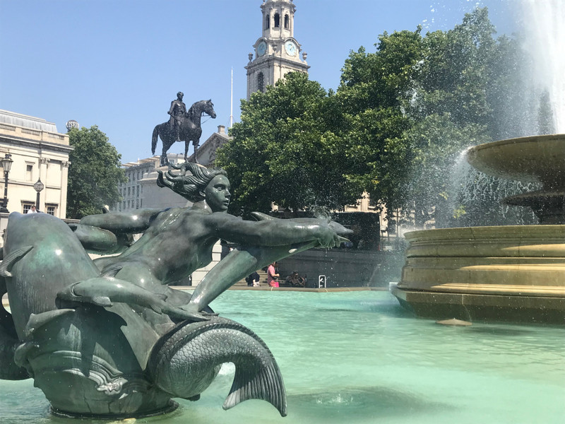 Fountain in Trafalgar Square