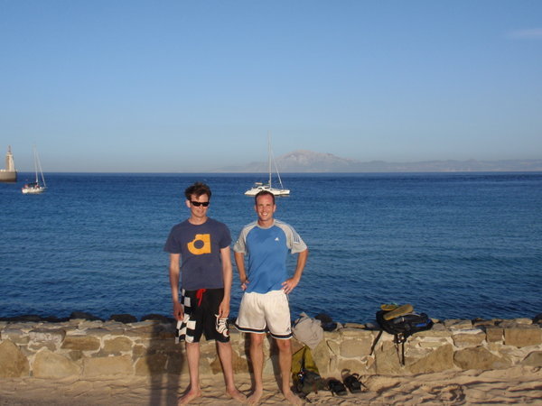 Kit and I with Africa Behind
