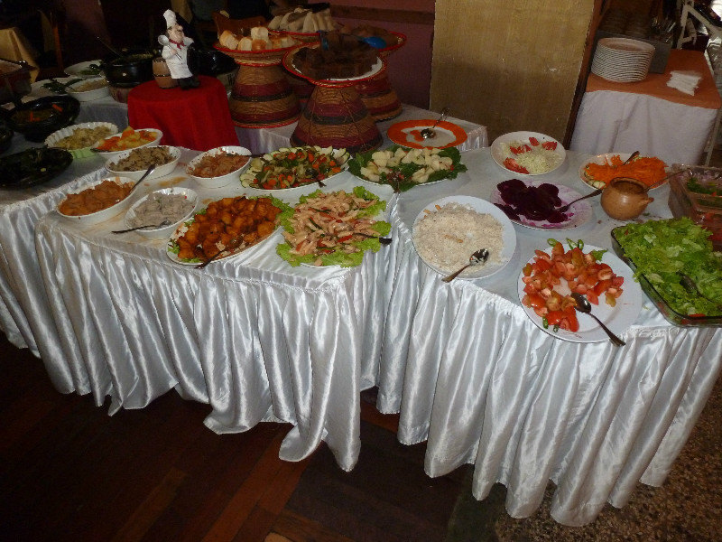 Vegan buffet lunch at Taitu