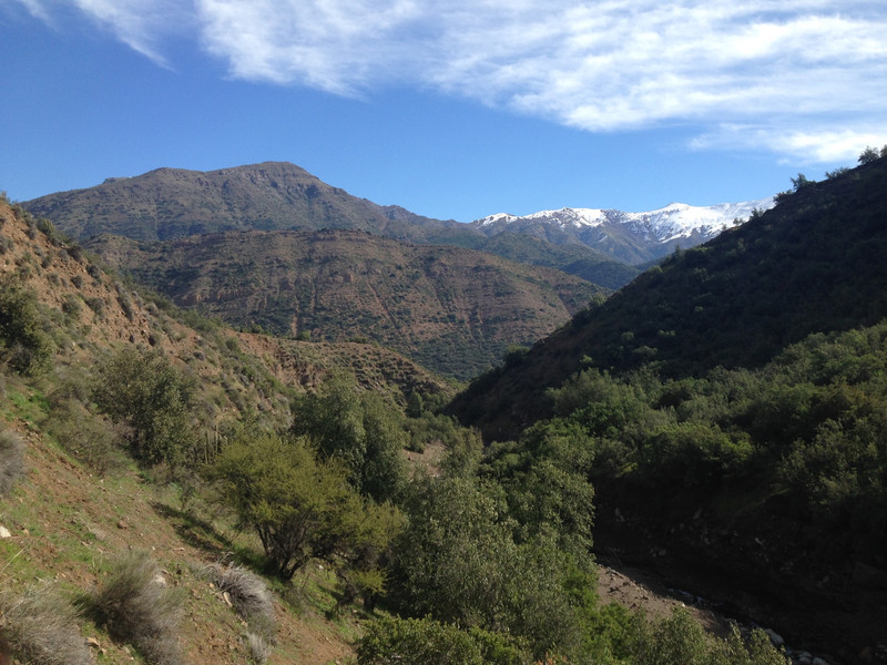 View from Trail in Cajon de Maipo