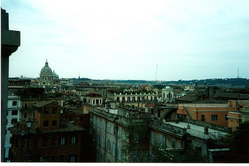 Rome - from the top of the Spanish Steps 2000