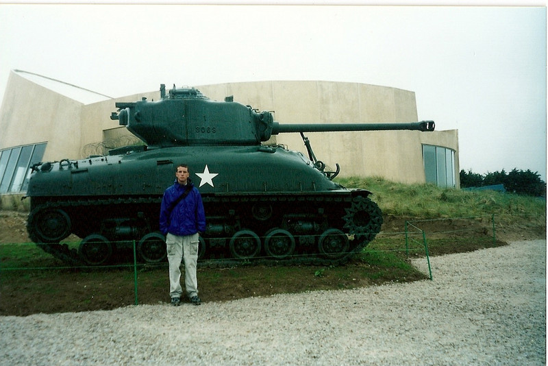 Tank in Front of Museum at Utah Beach 2000