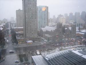 Snowing in Vancouver