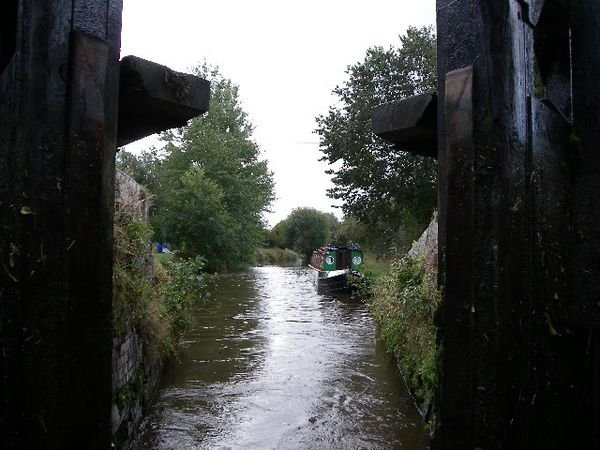 The canal locks
