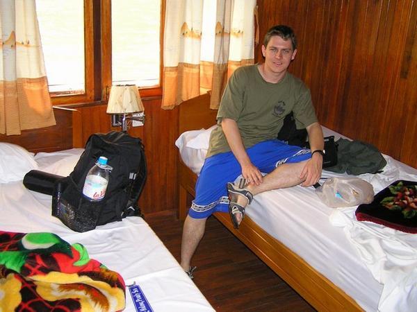 Our awsome room on the boat