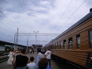 leaving to moscow from riga, by train