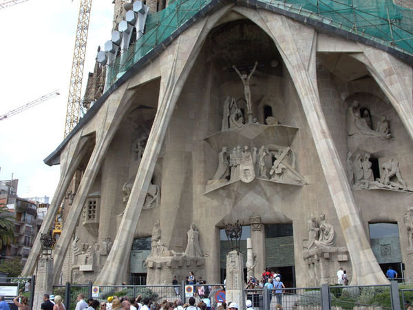 entrance into Sagrada Familia