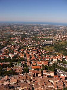 view from the top, San Marino