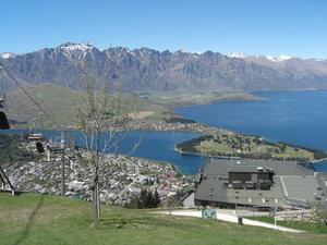 queenstown, after a WELL steep hike!