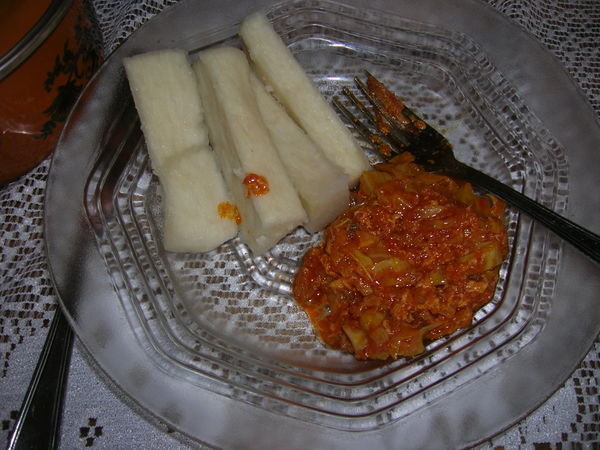 Ghana - red fishy sauce