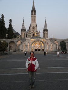 Main church in Lourdes
