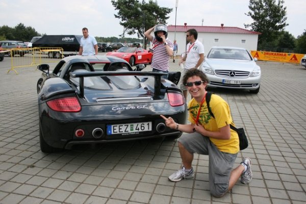 Me with a very fast car