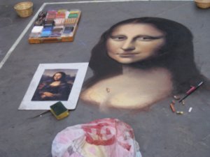 Side walk art - Florence