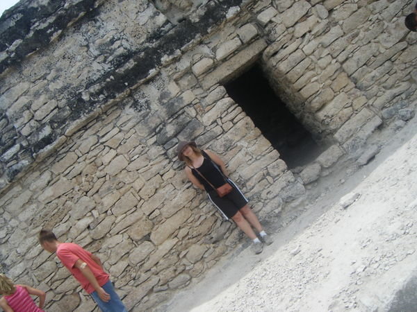 THE TOP OF COBA TEMPLE!