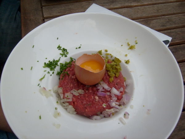 Chen's dish of raw meat