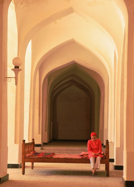quiet time at the Kalon Mosque
