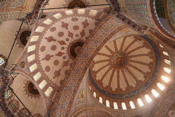 inside the Blue Mosque