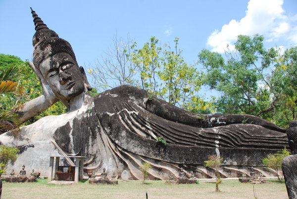 Reclining Buddah, outside Vientiane