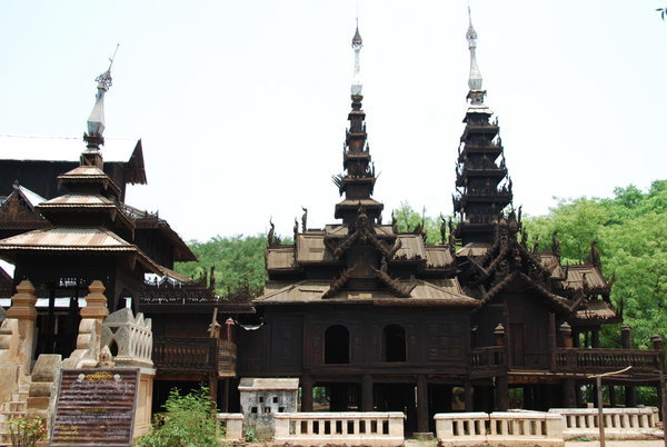 Ancient wood monastery