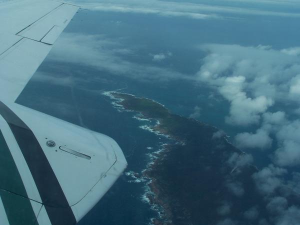KING ISLAND FROM THE AIR