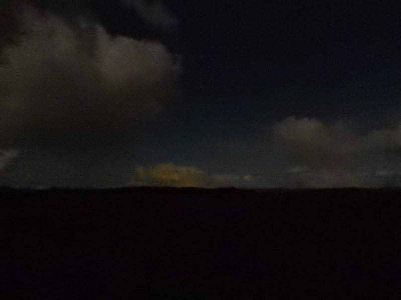 strange night sky  half a second exposure. 3:45am