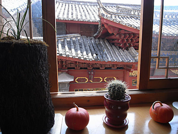 roof tops from window - Old Lijiang