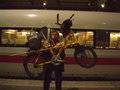Thomas and his bike